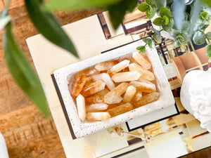 Citrine Double Terminated Crystal Point: Abundance Stone