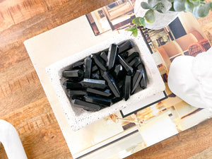 Powerful Black Obsidian Crystal Point for Spiritual Protection and Grounding