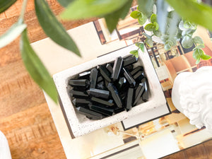 Powerful Black Obsidian Crystal Point for Spiritual Protection and Grounding