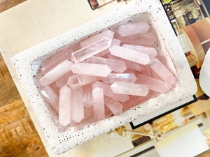 Rose Quartz Double Terminated Points: Double the Delight for Healing and Love