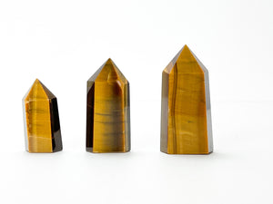 Tiger's Eye Crystal Tower: Healing Stone for Meditation