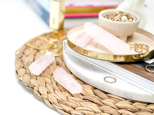 Rose Quartz Double Terminated Crystal Points