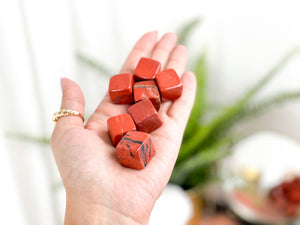 Red Jasper Tumbled Stones: Grounding Crystal Healing (15-20mm)