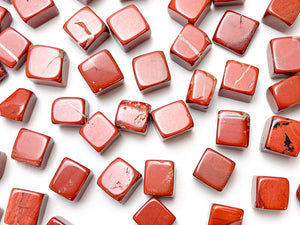 Red Jasper Tumbled Stones: Grounding Crystal Healing (15-20mm)