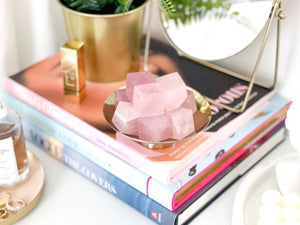 Rose Quartz Tumbled Stones: Healing Crystals (25-30mm)