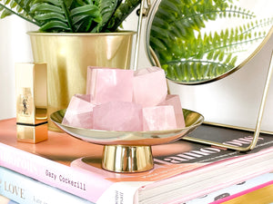 Rose Quartz Tumbled Stones: Healing Crystals (25-30mm)