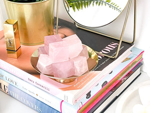 Rose Quartz Tumbled Stones: Healing Crystals (25-30mm)