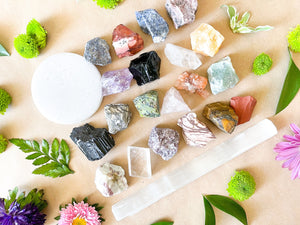 Crystal Starter Set: 22-Piece Healing Stone Collection