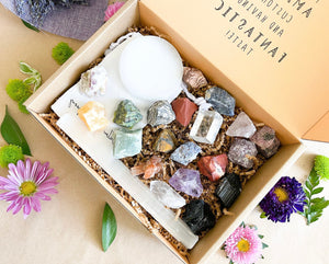Ultimate 22-Piece Crystal Healing Set for Beginners - Chakra Balance, Energy Cleansing, Meditation & Spiritual Growth