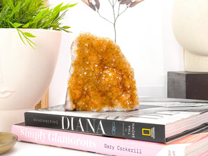 Citrine Crystal Cluster: Raw Honey Quartz, Stone of Abundance