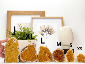 Citrine Crystal Cluster: Raw Honey Quartz, Stone of Abundance