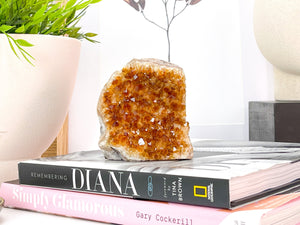 Citrine Crystal Cluster: Raw Honey Quartz, Stone of Abundance