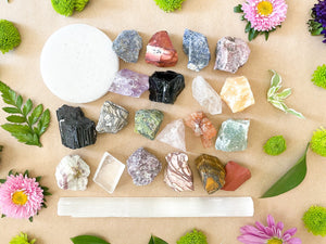 Ultimate 22-Piece Crystal Healing Set for Beginners - Chakra Balance, Energy Cleansing, Meditation & Spiritual Growth