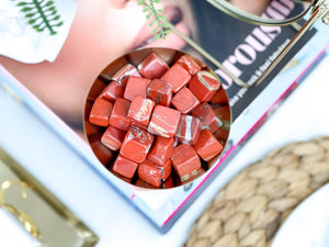 Red Jasper Tumbled Stones: Grounding Crystal Healing (15-20mm)