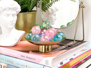 Angel Aura Quartz Crystal Sphere: Iridescent Rainbow Stone (20-30 mm)