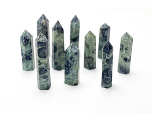 Kambaba Jasper Crystal Tower: Crocodile Jasper Point