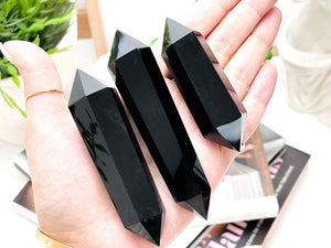 Black Obsidian Crystal Point: Healing Stone