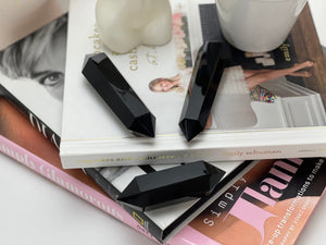 Black Obsidian Crystal Point: Healing Stone