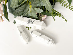 Howlite, Crystals, Howlite Points. A Must-Have for Meditation, Crystal Healing, and Home Decor