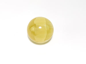 Radiant Lemon Calcite Sphere: Healing Crystal Home Decor