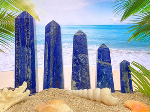Lapis Lazuli Crystal Tower: Spiritual Healing Stone