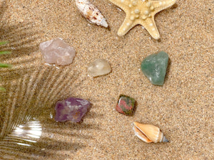 Pregnancy Crystal Set: Aventurine, Unakite, Amethyst, Rose Quartz, Citrine