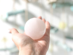 Shimmering Calcite Sphere: A Radiant Addition to Your Home Decor & Healing Collection