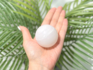 Shimmering Calcite Sphere: A Radiant Addition to Your Home Decor & Healing Collection