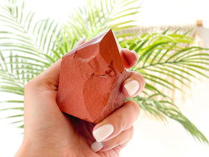 Red Jasper Crystal Point: AAA Grade Energy Stone