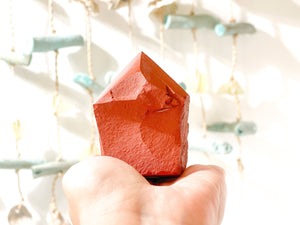 Red Jasper Crystal Point: AAA Grade Energy Stone