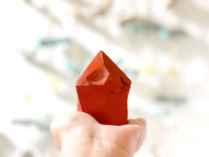 Red Jasper Crystal Point: AAA Grade Energy Stone