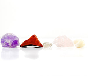 Strength & Recovery Crystal Set: Amethyst, Citrine, Quartz, Jasper