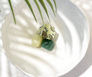 Abundance Crystal Set: Aventurine, Green Jade, Serpentine