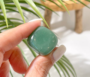 Abundance & Prosperity Crystal Set – Aventurine, Nephrite Jade, Serpentine Stones for Wealth, Luck and Success