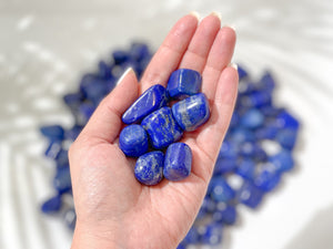 Small yet Mighty: The Powerful Tumbled Lapis Lazuli Crystals"