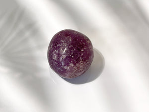 Lepidolite Tumbled Crystals: Lilac Lavender Healing Stones