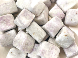 UV Reactive Hackmanite Tumbled Crystals: Rare Fluorescent Gemstone