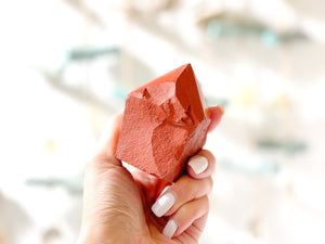 Red Jasper Crystal Point: AAA Grade Energy Stone