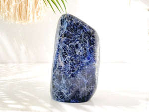 Sodalite Crystal Freeform: Healing Home Decor Stone