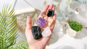 Protection Crystals Set | Home Protecting Crystal Kit | Healing Crystals and Stones l