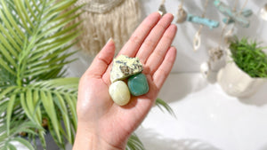 Abundance Crystal Set: Aventurine, Green Jade, Serpentine