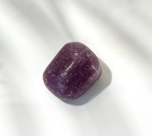 Lepidolite Tumbled Crystals: Lilac Lavender Healing Stones