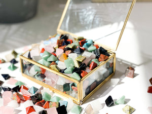 Mini Crystal Pyramids: Assorted Gemstone Healing Crystals