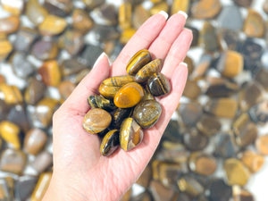 Tiger Eye Tumbled Crystals: Enhance Your Life with the Power of Manifestation and Healing