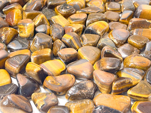 Tiger Eye Tumbled Crystals: Enhance Your Life with the Power of Manifestation and Healing