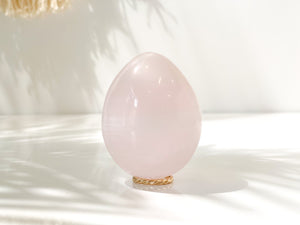 UV-Reactive Mangano Calcite Crystal Egg: Egg-cellent Addition to Your Crystal Collection