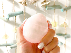 UV-Reactive Mangano Calcite Crystal Egg: Egg-cellent Addition to Your Crystal Collection