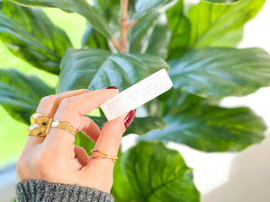 Selenite and Tourmaline Crystal Set for Healing and Protection