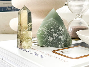 Citrine & Aventurine Crystal Set: Abundance, Prosperity, Wealth