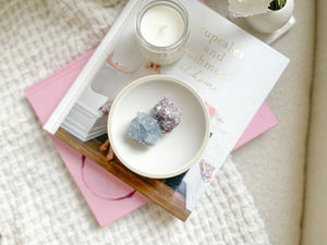 Celestite and Lepidolite: A Tranquil Combination for Relaxation and Stress Relief